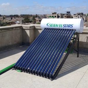 150L Pressurized  Seven Star Solar Water Heater with Galvanized Aluminum Tank